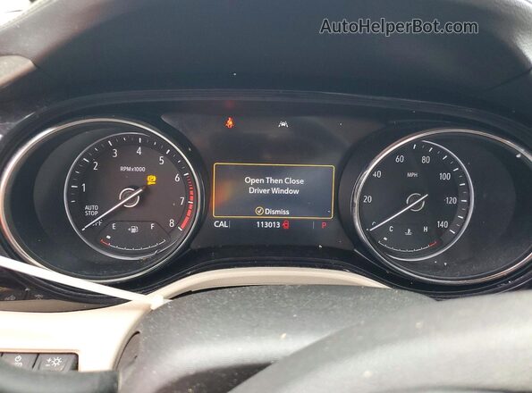 KL4MMFSL9MB082430 2021 BUICK ENCORE Blue Widok zestawu wskaźników