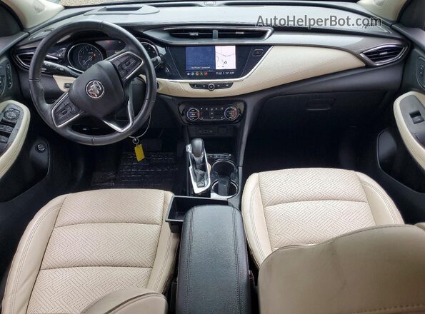 KL4MMFSL9MB082430 2021 BUICK ENCORE Blue Widok deski rozdzielczej