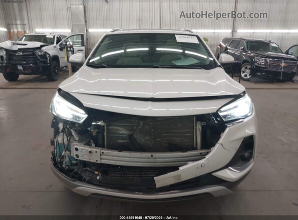 KL4MMGSL0NB010944 2022 BUICK ENCORE White Widok zestawu wskaźników