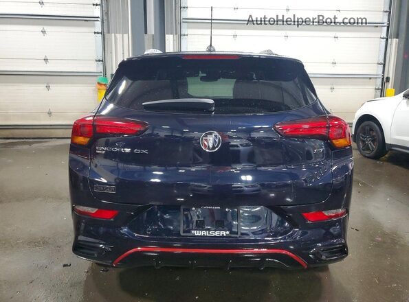 KL4MMGSL6MB131377 2021 BUICK ENCORE Blue უკანა ხედი