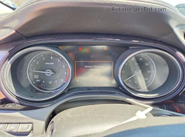 KL4MMGSL9LB126074 2020 BUICK ENCORE Gray Вид щитка приладів
