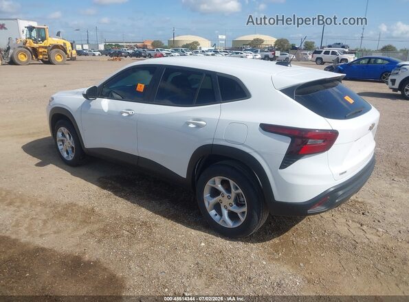 KL77LFE20RC018803 2024 CHEVROLET TRAX White Trasero izquierdo