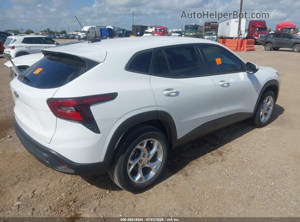 KL77LFE20RC018803 2024 CHEVROLET TRAX White Trasero derecho