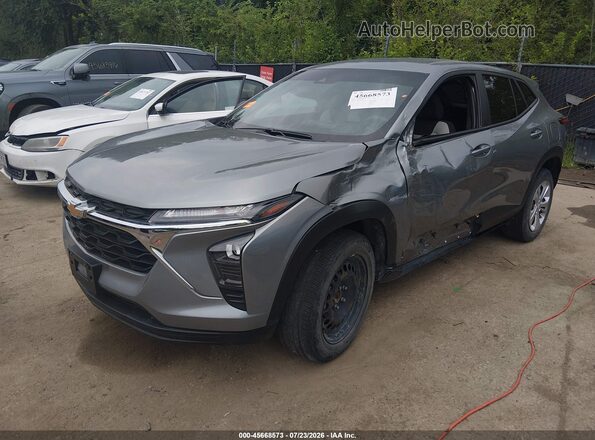 KL77LFE20RC049324 2024 CHEVROLET TRAX Gray Front left