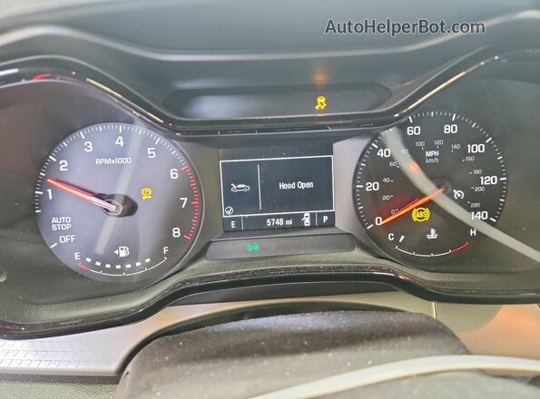 KL77LFE20RC121560 2024 CHEVROLET TRAX White Vista del cuadro de instrumentos