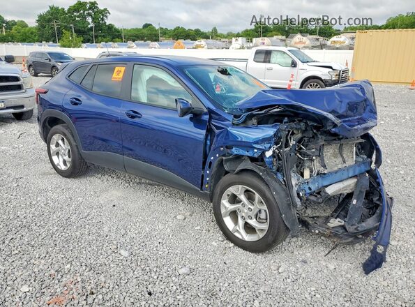 KL77LFE22RC129420 2024 CHEVROLET TRAX Blue Передня права чверть