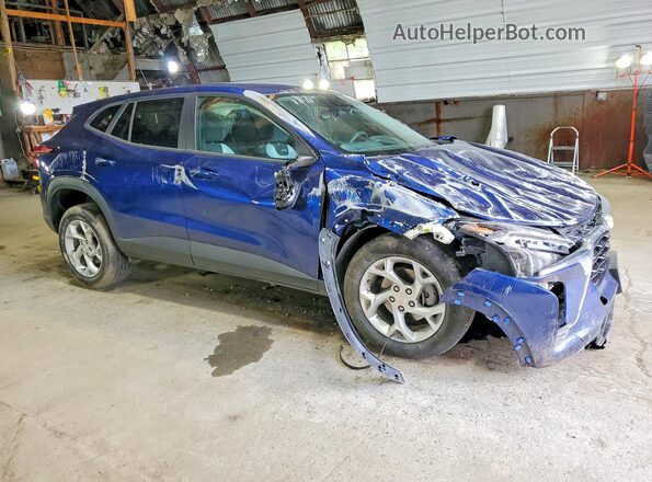KL77LFE22RC153894 2024 CHEVROLET TRAX Blue Передня права чверть