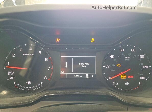 KL77LFE22RC153894 2024 CHEVROLET TRAX Blue Вид щитка приладів