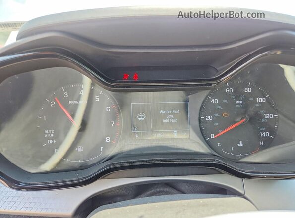 KL77LFE23RC024675 2024 CHEVROLET TRAX White Instrument cluster view