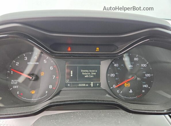 KL77LFE23RC135694 2024 CHEVROLET TRAX Silver Widok zestawu wskaźników