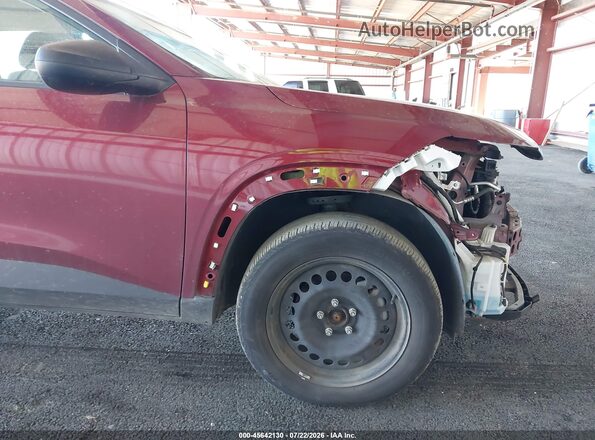 KL77LFE23RC246357 2024 CHEVROLET TRAX Burgundy Widok wnętrza z tyłu
