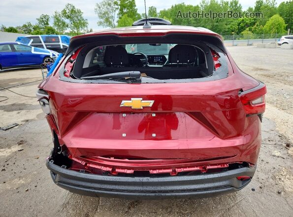 KL77LFE24RC176044 2024 CHEVROLET TRAX Red Widok z tyłu