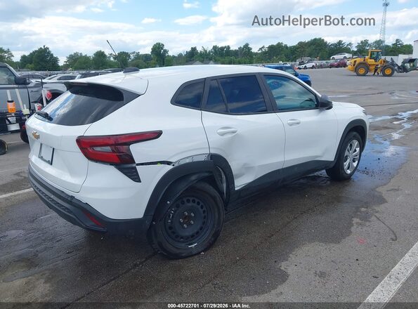 KL77LFE24RC177274 2024 CHEVROLET TRAX White Rear right