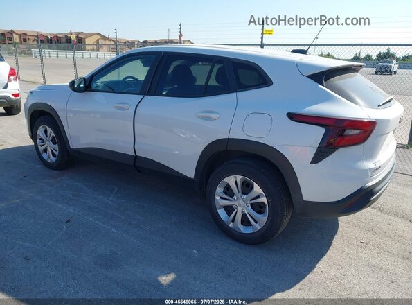 KL77LFE24RC208412 2024 CHEVROLET TRAX White Rear left