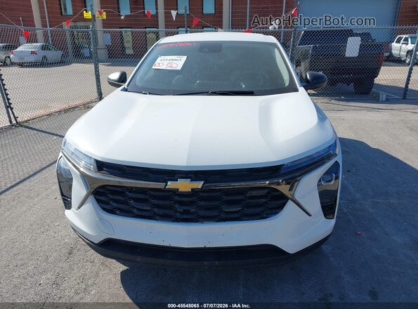 KL77LFE24RC208412 2024 CHEVROLET TRAX White Instrument cluster view