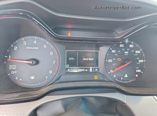 KL77LFE26RC012293 2024 CHEVROLET TRAX Black Widok zestawu wskaźników