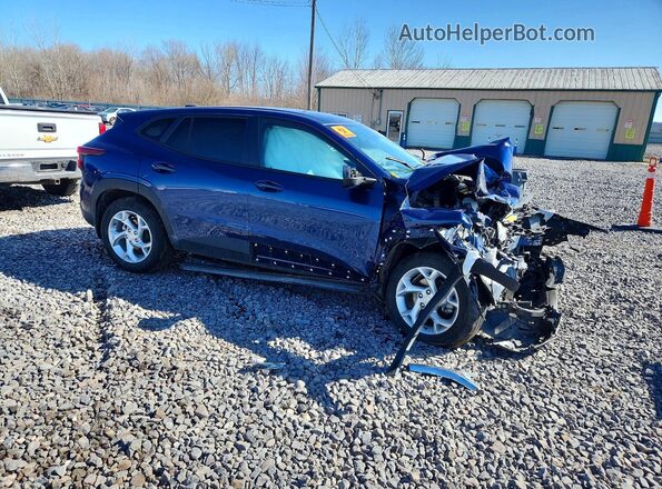 KL77LFE26RC183660 2024 CHEVROLET TRAX Blue Przód prawy