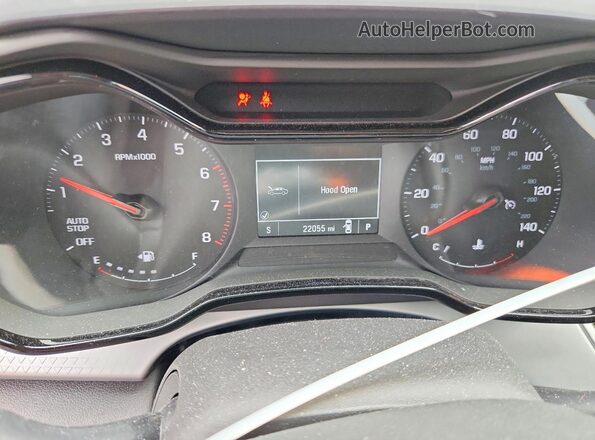 KL77LFE26RC228063 2024 CHEVROLET TRAX Black Widok zestawu wskaźników