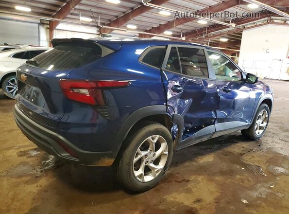 KL77LFE27RC075354 2024 CHEVROLET TRAX Blue Trasero derecho