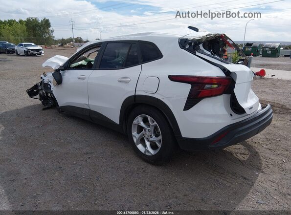 KL77LFE28RC229781 2024 CHEVROLET TRAX White Հետևի ձախ