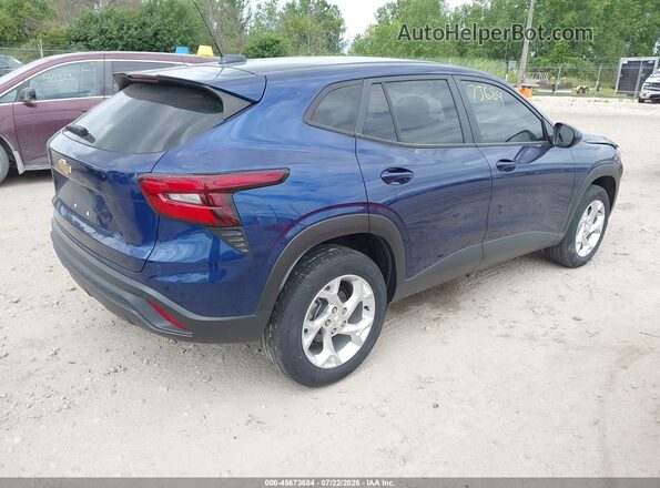 KL77LFE29RC226596 2024 CHEVROLET TRAX Синий Задняя правая четверть