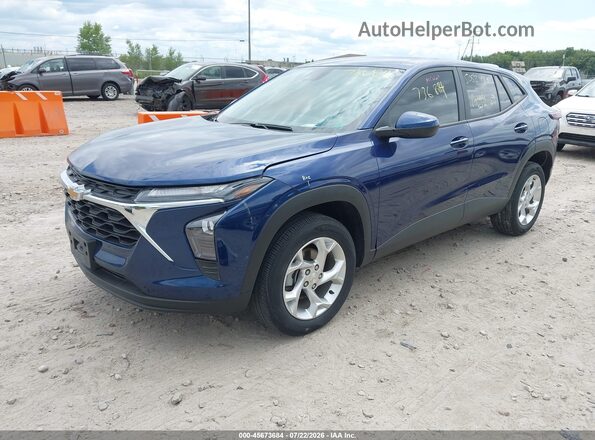 KL77LFE29RC226596 2024 CHEVROLET TRAX Синий Передняя левая четверть