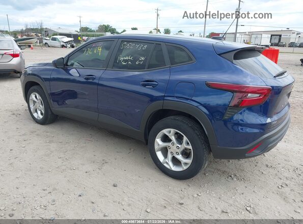 KL77LFE29RC226596 2024 CHEVROLET TRAX Синий Задняя левая четверть