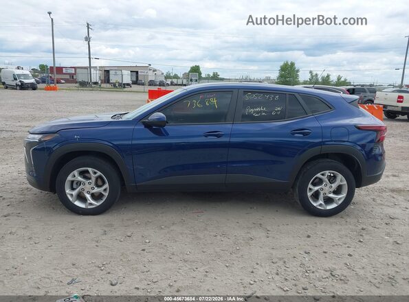 KL77LFE29RC226596 2024 CHEVROLET TRAX Синий Панорамный вид салона 360°