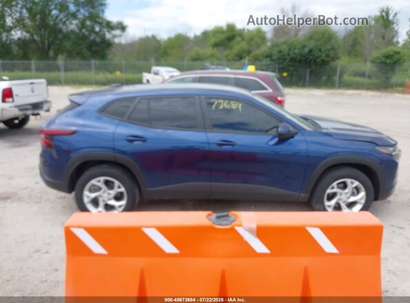 KL77LFE29RC226596 2024 CHEVROLET TRAX Синий Вид задней части салона