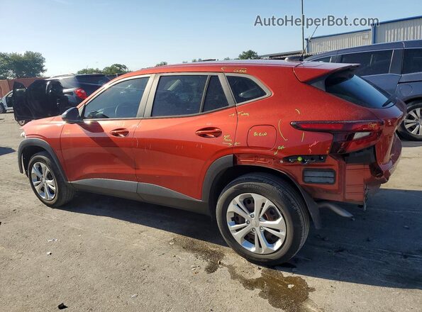 KL77LFE2XRC051100 2024 CHEVROLET TRAX Orange Trasero izquierdo