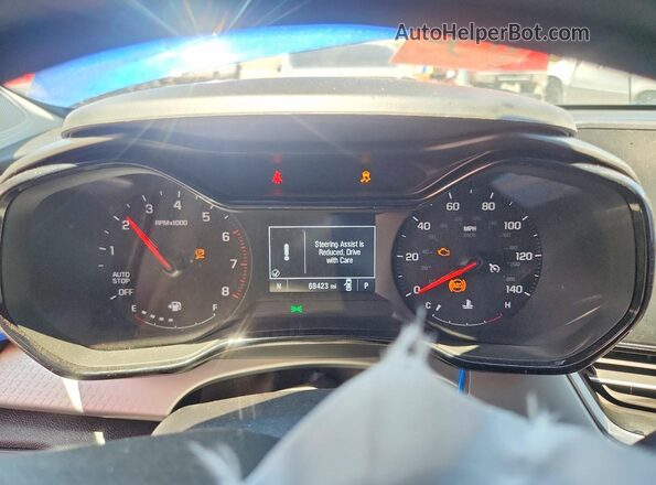 KL77LFE2XRC090012 2024 CHEVROLET TRAX Blue Vista del cuadro de instrumentos