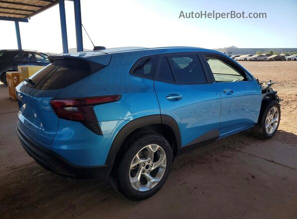 KL77LFEP0SC275963 2025 CHEVROLET TRAX Синий Задняя правая четверть