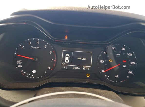 KL77LFEP0SC275963 2025 CHEVROLET TRAX Синий Вид щитка приборов