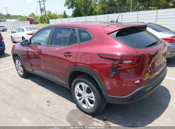 KL77LFEP1SC241756 2025 CHEVROLET TRAX Red Tył lewy
