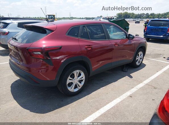 KL77LFEP1SC241756 2025 CHEVROLET TRAX Red Tył prawy