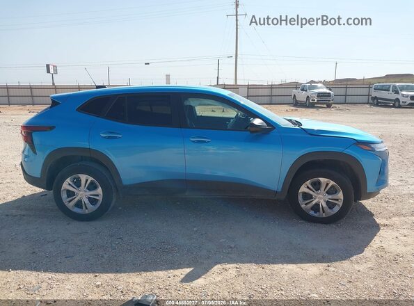KL77LFEP1TC061503 2026 CHEVROLET TRAX Синий Вид задней части салона