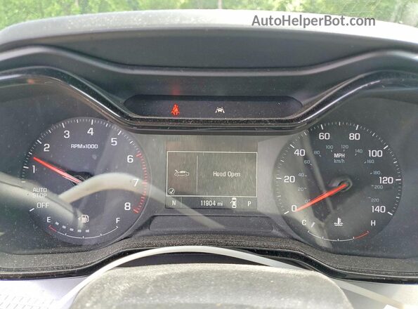 KL77LFEP2SC050427 2025 CHEVROLET TRAX Black Widok zestawu wskaźników