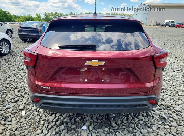 KL77LFEP2SC071214 2025 CHEVROLET TRAX Red Vista trasera