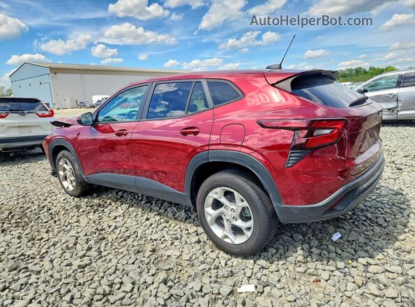 KL77LFEP2SC071214 2025 CHEVROLET TRAX Red Trasero izquierdo