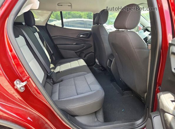 KL77LFEP2SC071214 2025 CHEVROLET TRAX Red Vista de los asientos traseros