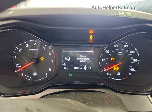 KL77LFEP2SC300815 2025 CHEVROLET TRAX White Widok zestawu wskaźników