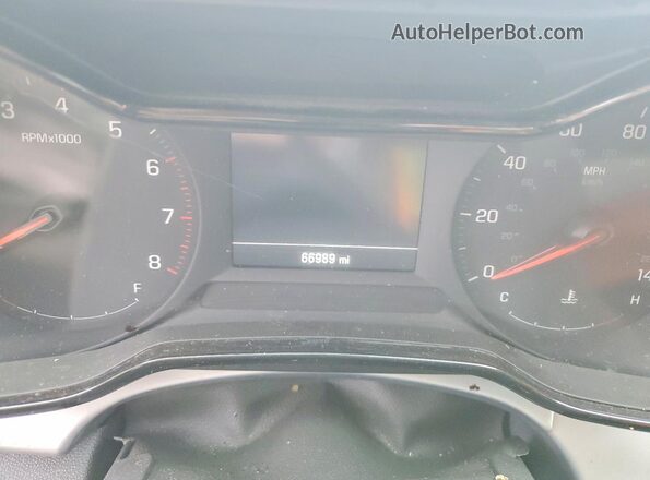 KL77LFEP3SC048556 2025 CHEVROLET TRAX Silver Вид щитка приладів