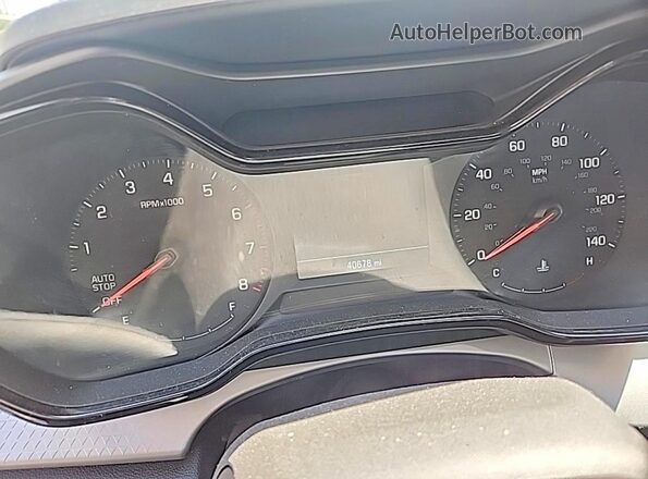 KL77LFEP3SC118976 2025 CHEVROLET TRAX Зеленый Вид щитка приборов