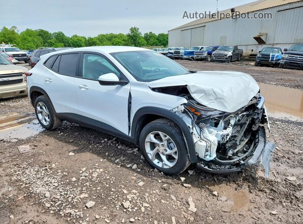 KL77LFEP4SC049697 2025 CHEVROLET TRAX White Передня права чверть