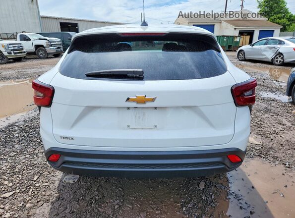 KL77LFEP4SC049697 2025 CHEVROLET TRAX White Вид ззаду