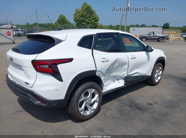 KL77LFEP4TC090378 2026 CHEVROLET TRAX White უკანა მარჯვენა