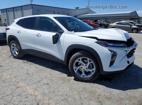 KL77LFEP5SC196577 2025 CHEVROLET TRAX White Delantero derecho