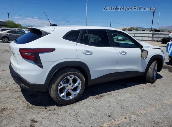 KL77LFEP5SC196577 2025 CHEVROLET TRAX White Trasero derecho