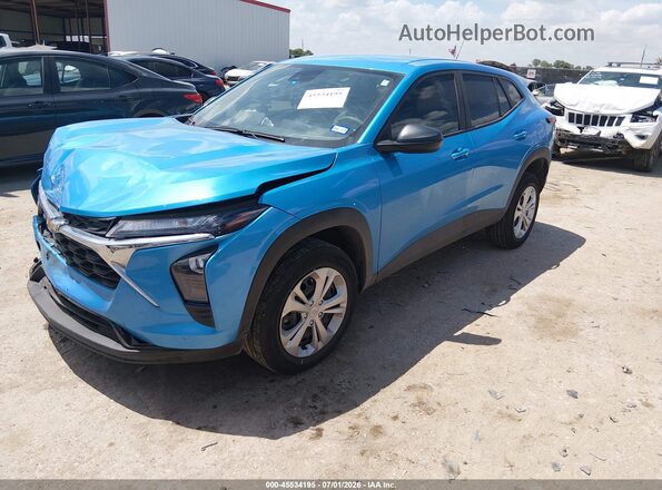 KL77LFEP5SC343416 2025 CHEVROLET TRAX Blue Front left