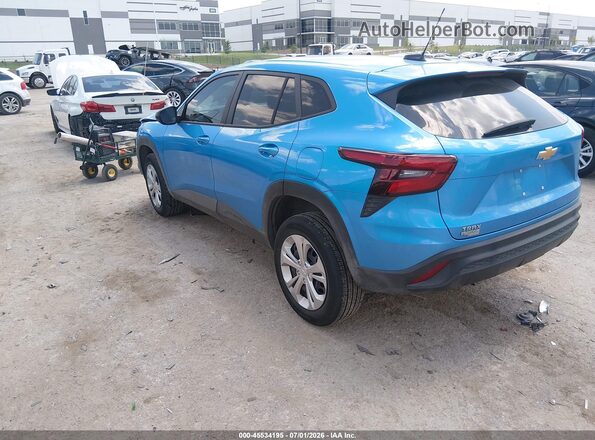 KL77LFEP5SC343416 2025 CHEVROLET TRAX Blue Rear left
